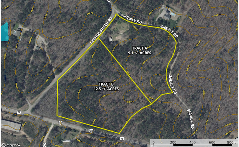 Contour Map - Haralson 12.5 Ac.