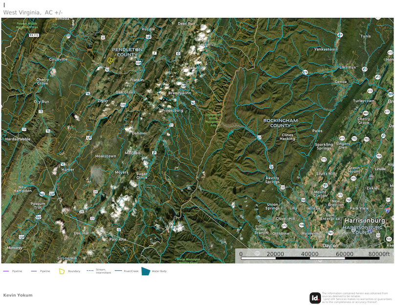 Pendleton Co WV 140 Ziknick map 4 overview