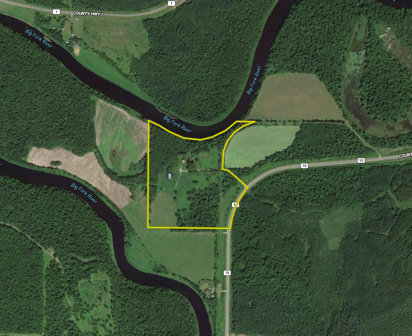 Robert Ham 28.2 Koochiching Co. map