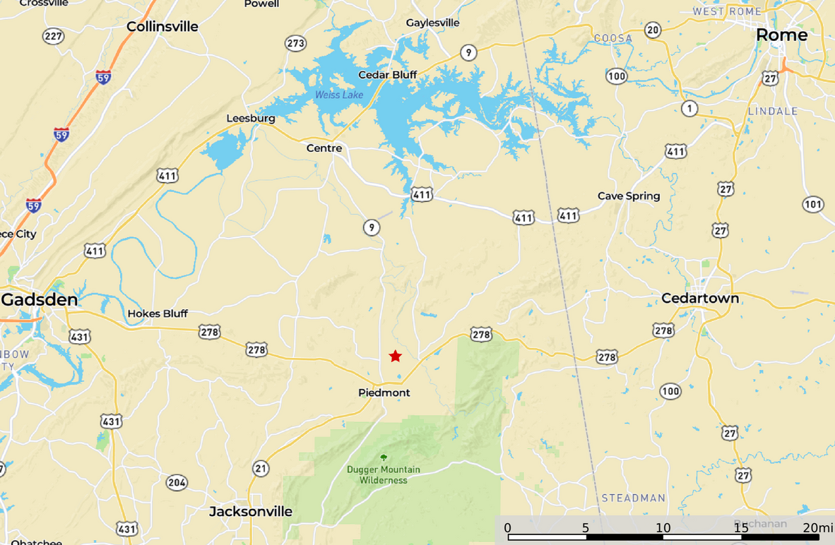 Aderholt Place Location Map1