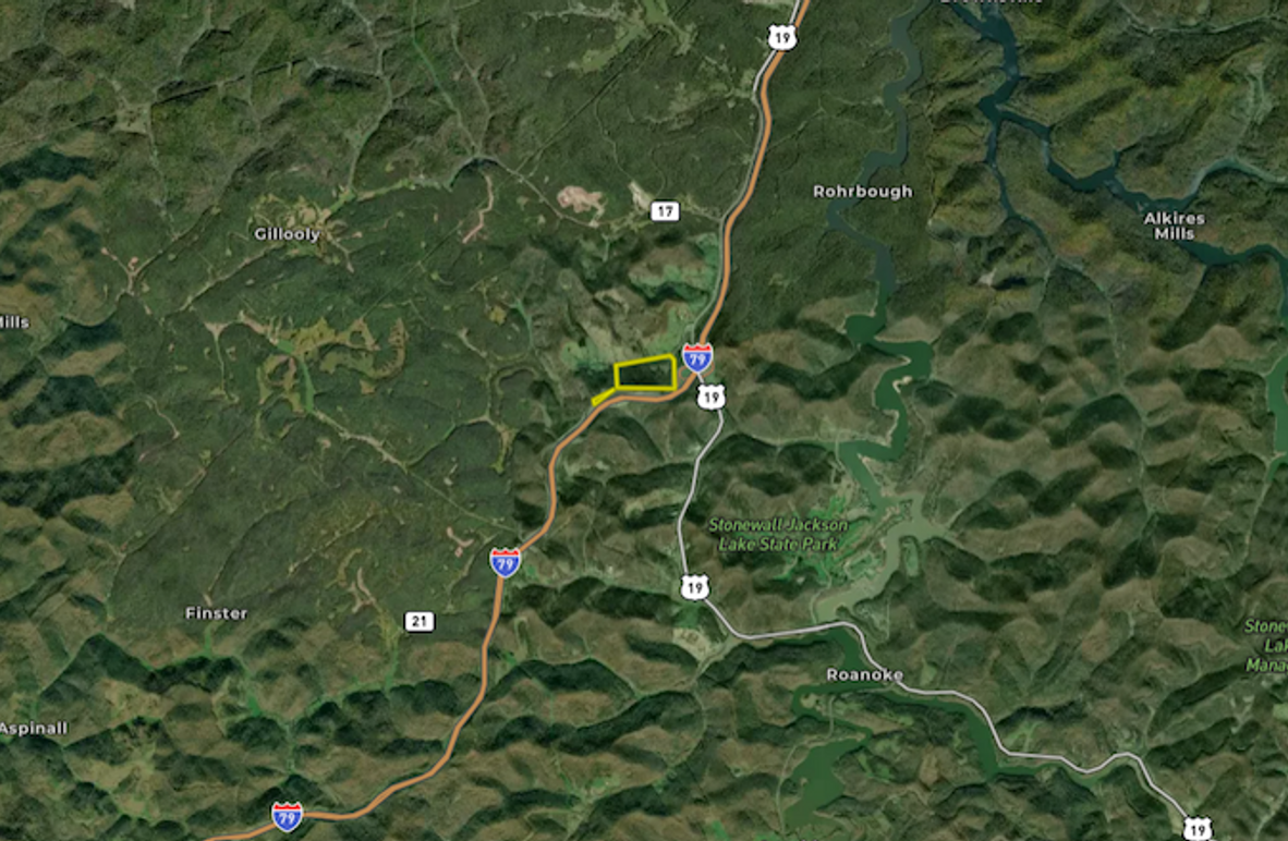 Stonewall Map - Aerial Distant