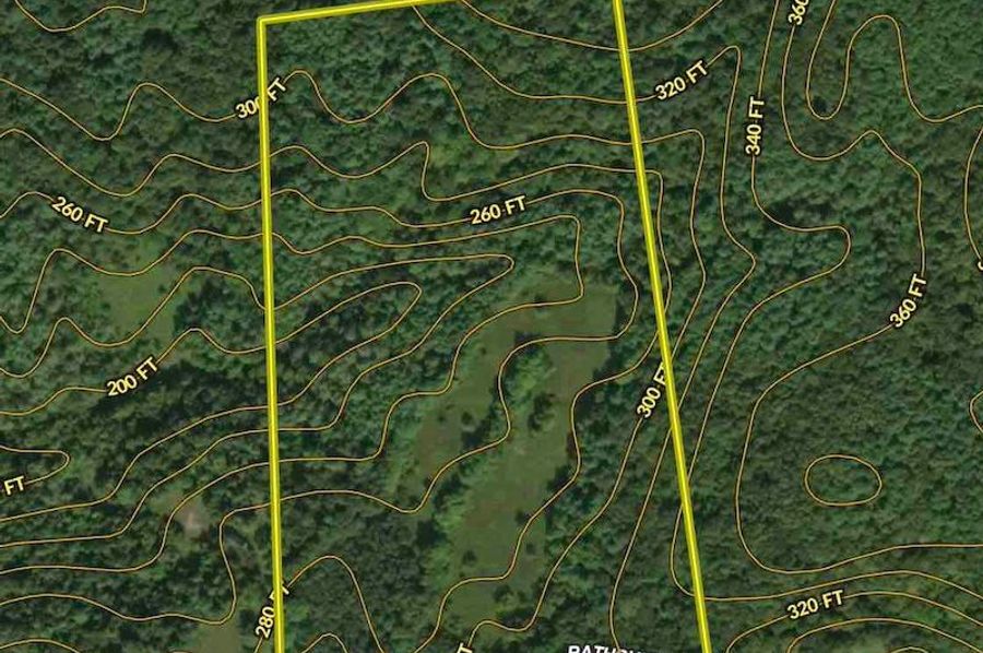 Washington County NY 35 Esposito Contour Map