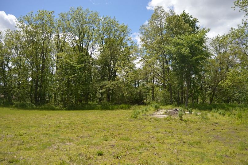 West side of barn