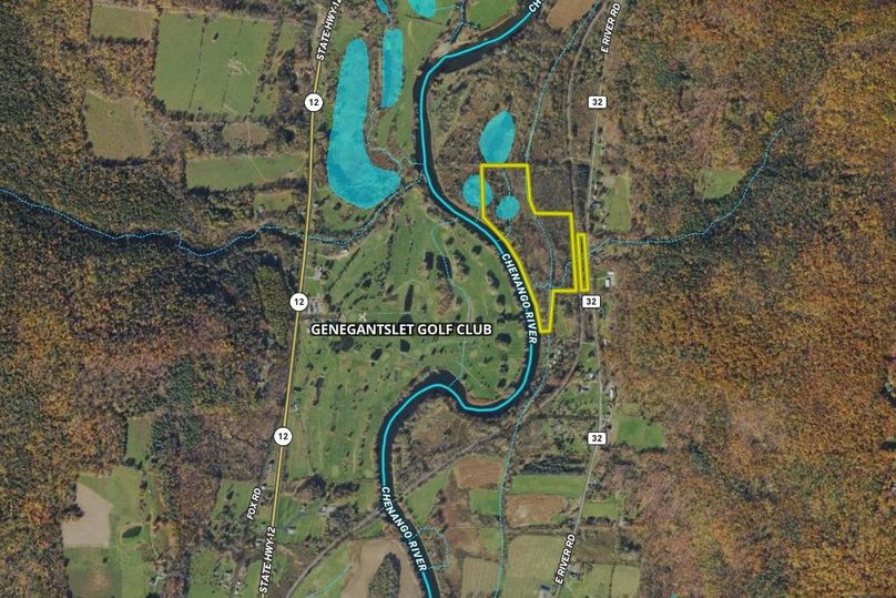 Rare Recreational Land On Chenango River, Possible Building Lot