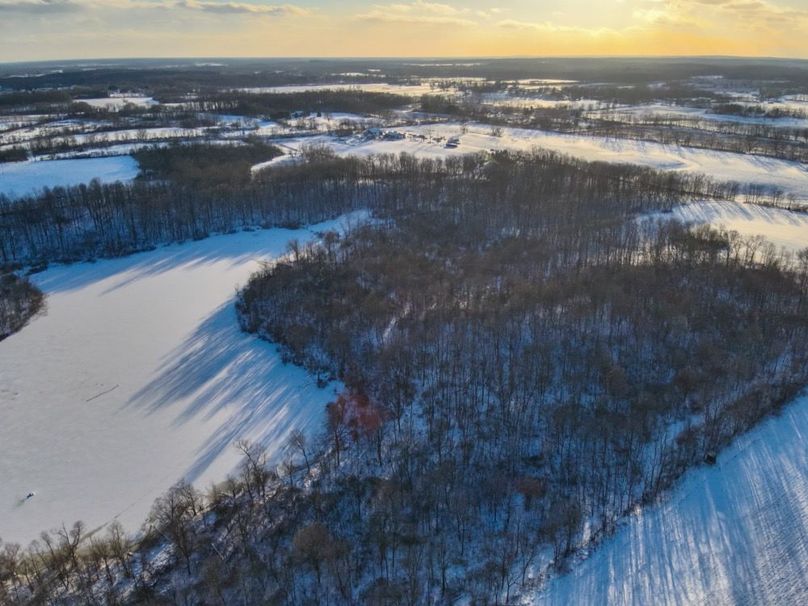 7 North Line Looking SW into setting sun