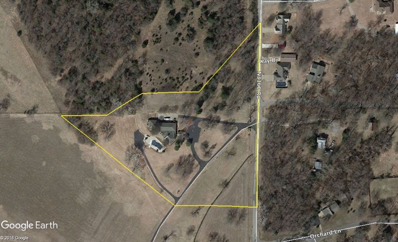 Poncacityok home-evans house aerial