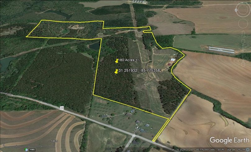 Aerial #3 Approx. 180 Acres Dale County, AL