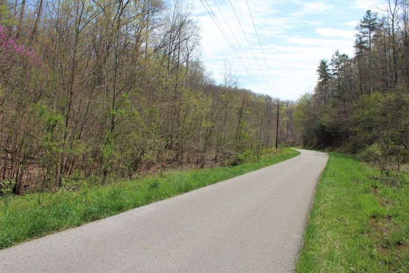 004 county road leading along the front of the property