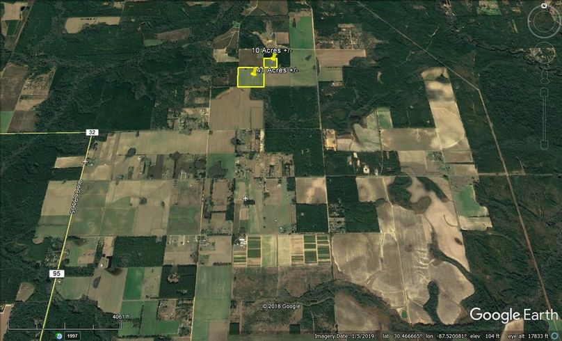 Aerial 7 approx. 51 acres baldwin county, al