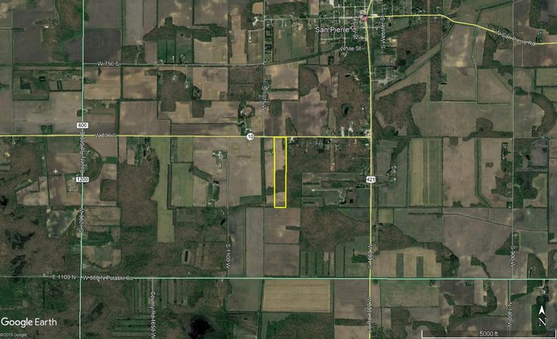 Starke co. 25 acre earth zoom out