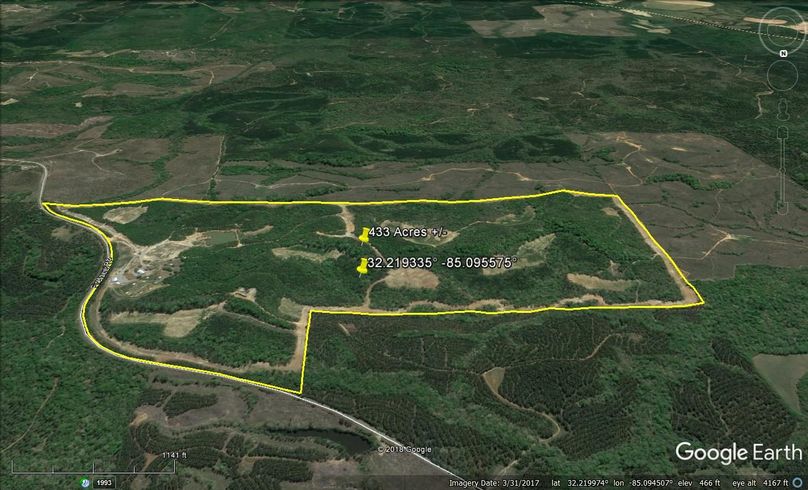 Aerial 4 approx. 433 acres russell county, al
