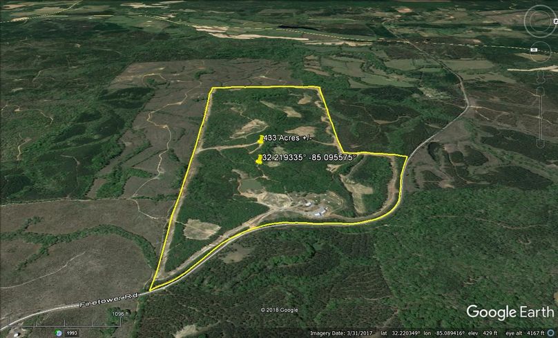 Aerial 5 approx. 433 acres russell county, al