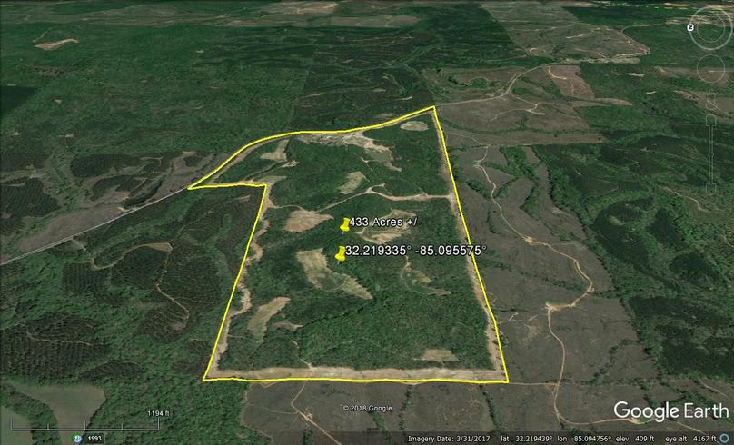 Aerial 3 approx. 433 acres russell county, al