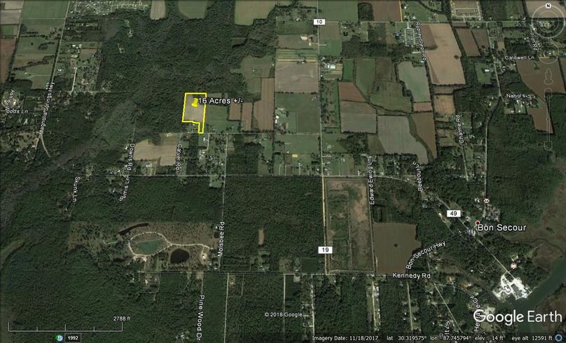 Aerial 7 approx. 16 acres baldwin county, al