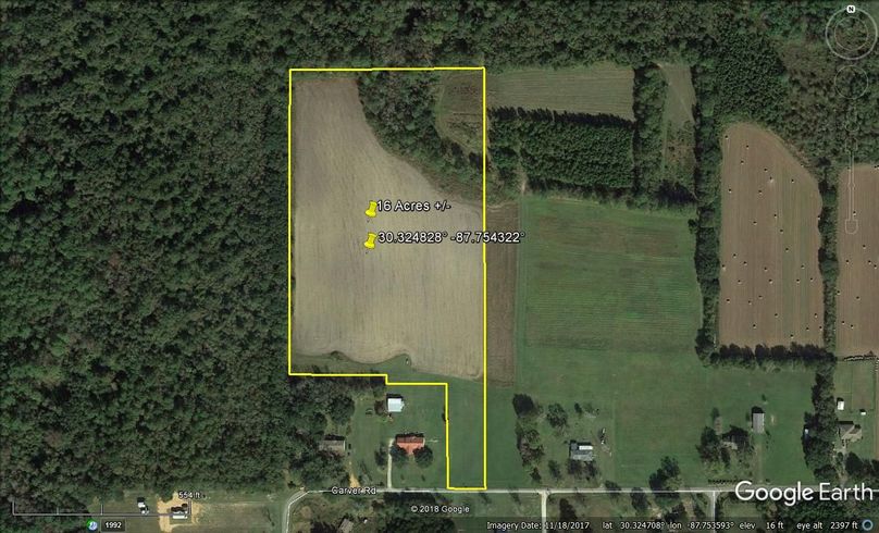 Aerial 1 approx. 16 acres baldwin county, al