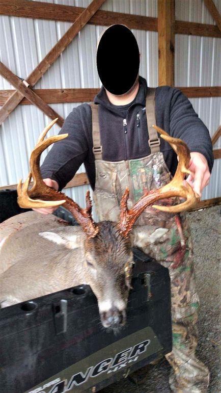 301 giant buck harvested on this property
