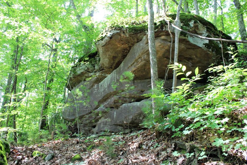 002 one of the many impressive rock features on this property