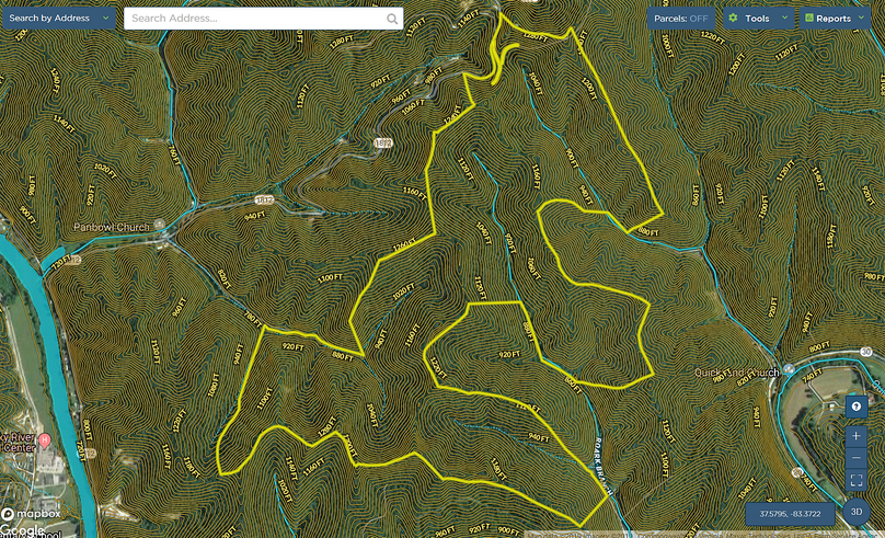 033 breathitt 495 mapright aerial zoomed in with contour lines