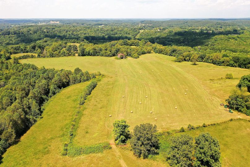 029 drone shot of tillablehay field along the east entrance of the property