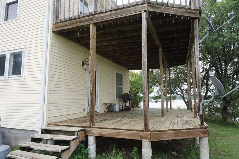 2 story deck of south side