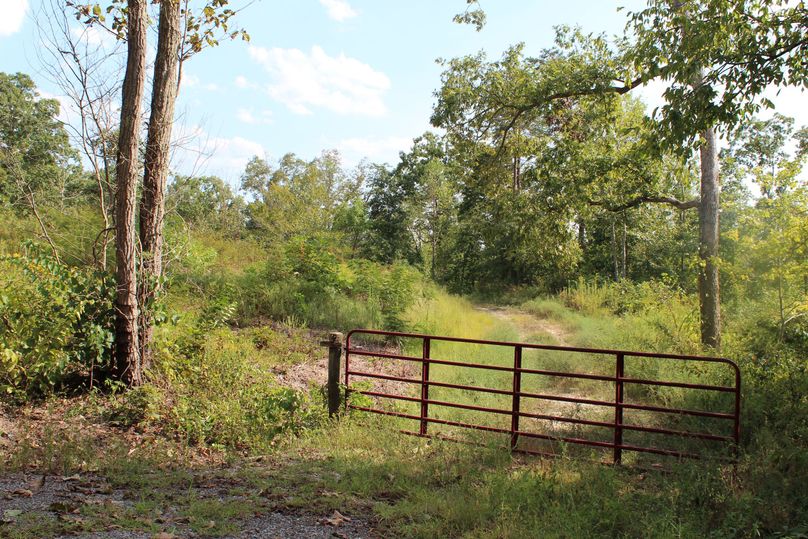 002 one of the access points along the blacktop county road