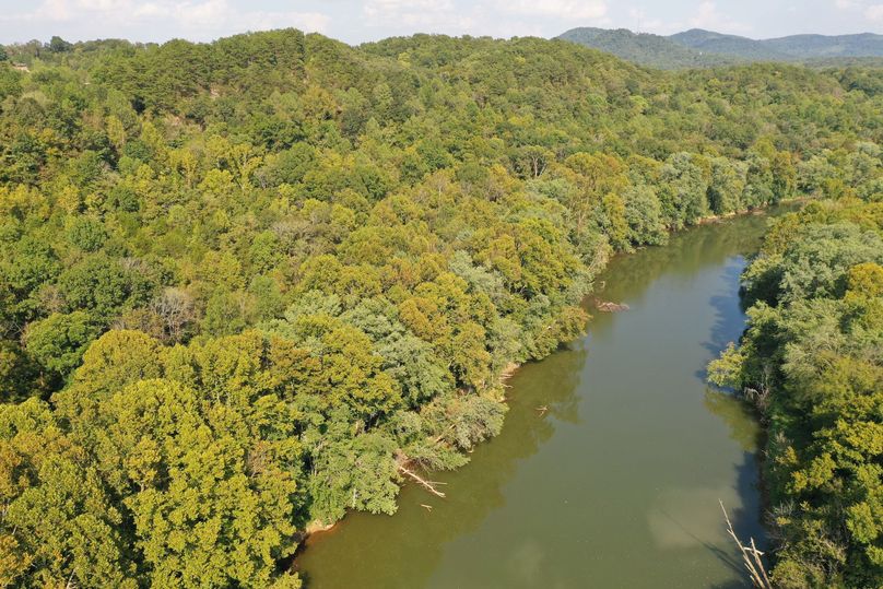 010 low flying drone shot of the kentucky river along the south boundary