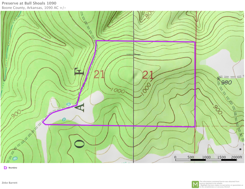 Preserve tract e topo