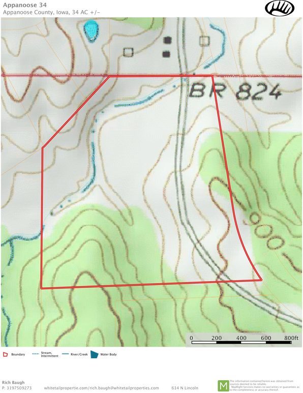 Appanoose 34 topo map