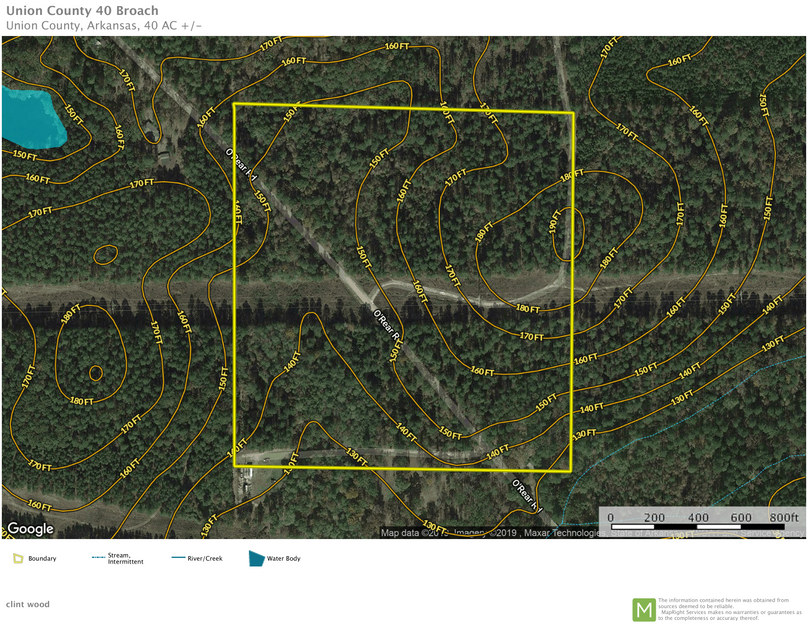 Union county 40 map big