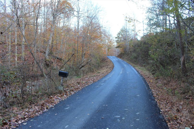 005 county black top road leading to the cabin and property
