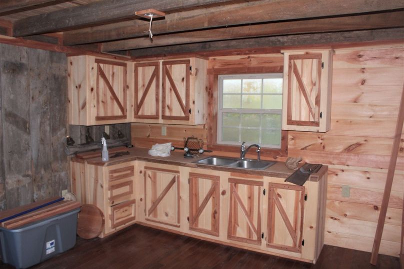 014 kitchen area with custom built cedarpine cabinets