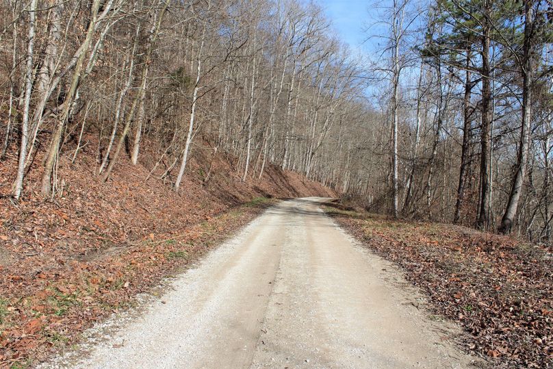 028 county gravel road providing access along the eastern portion of the property
