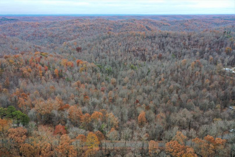 001 drone shot from the west boundary overlooking the property and natioal forest to the east