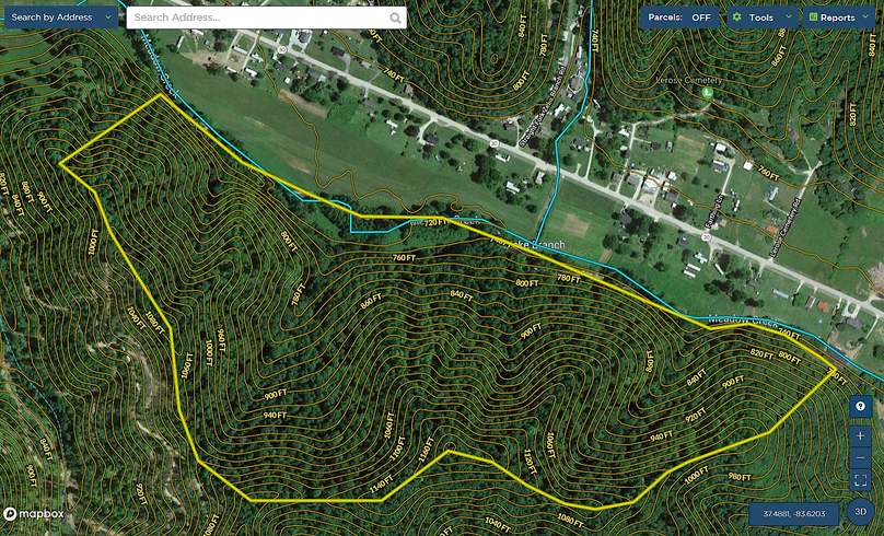 017 owsley 90 mapright aerial zoomed in with contour lines