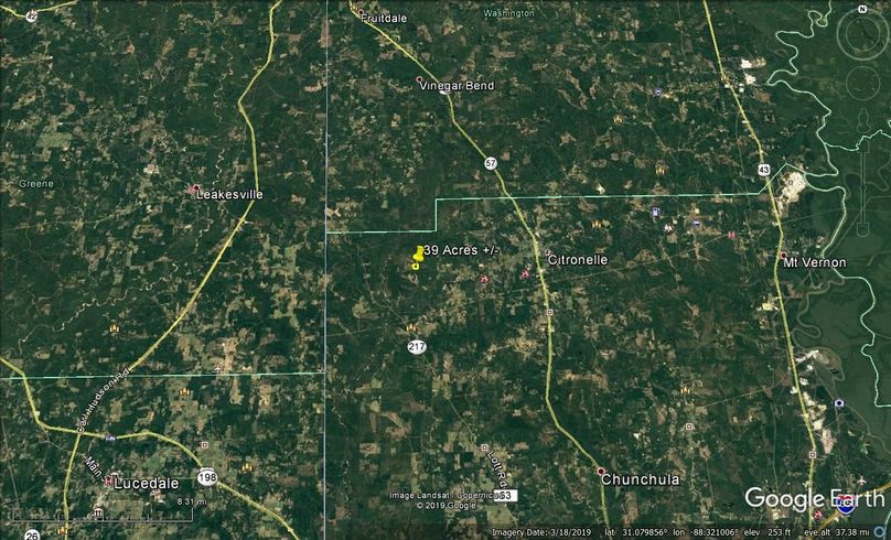 Zaerial 7 approx. 39 acres mobile county, al