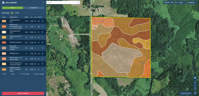 Clearwater shevlin 160 soils report