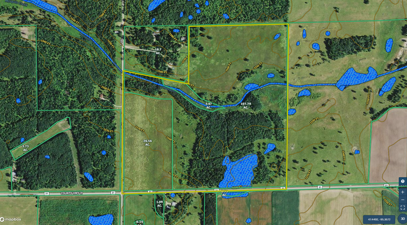 Clearwater 141.25 wetlands map