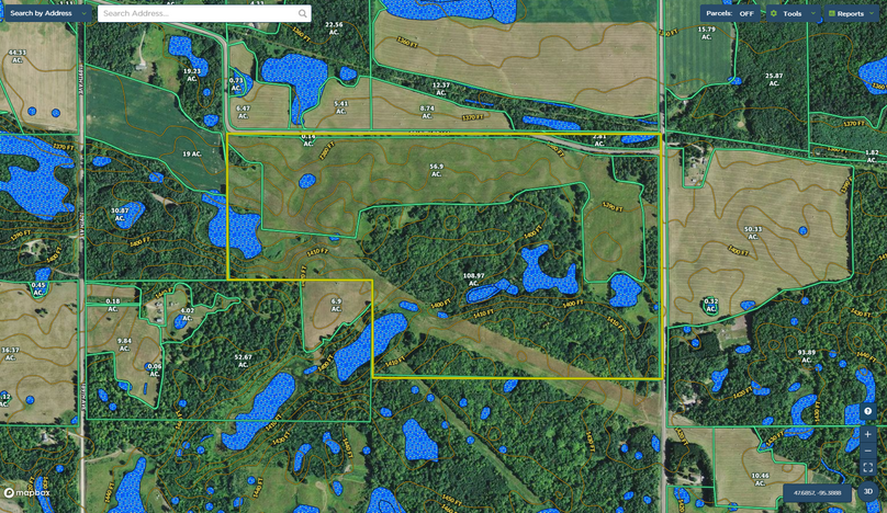 Clearwter 173.33 wetlands map