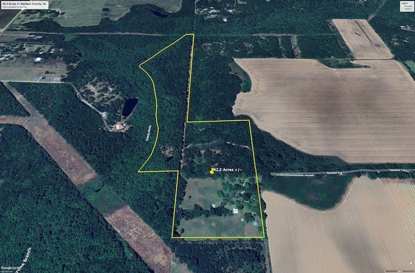 Aerial #4 Approx. 42.2 Acres Baldwin County, AL
