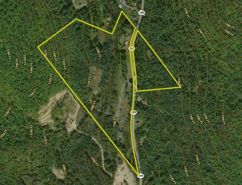 Warren County NY 63.73 Stupplebeen Contour Map
