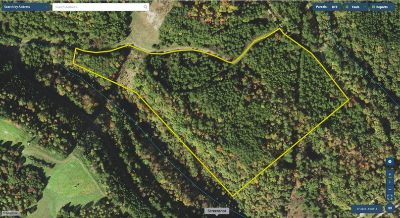 017 Owsley 16.2 Mapright aerial zoomed in with water features