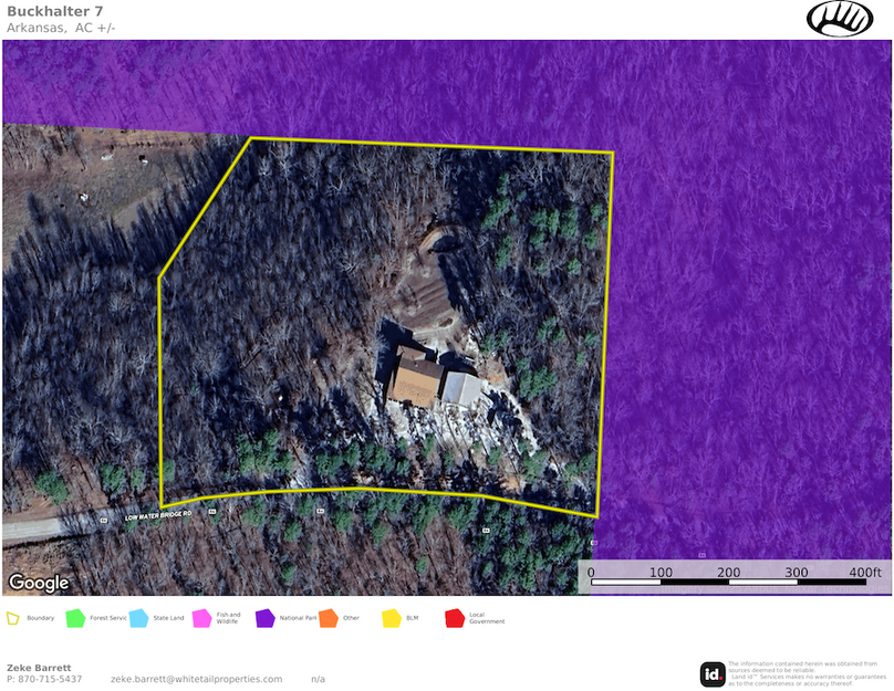 Buckhalter Google Natl Forest Boundary