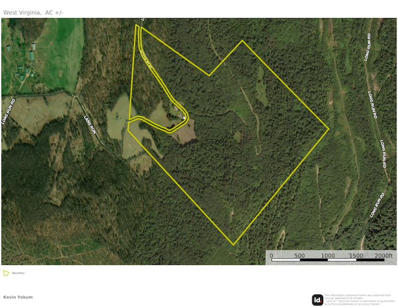 Rand Co WV 127 Smallridge map 1 site