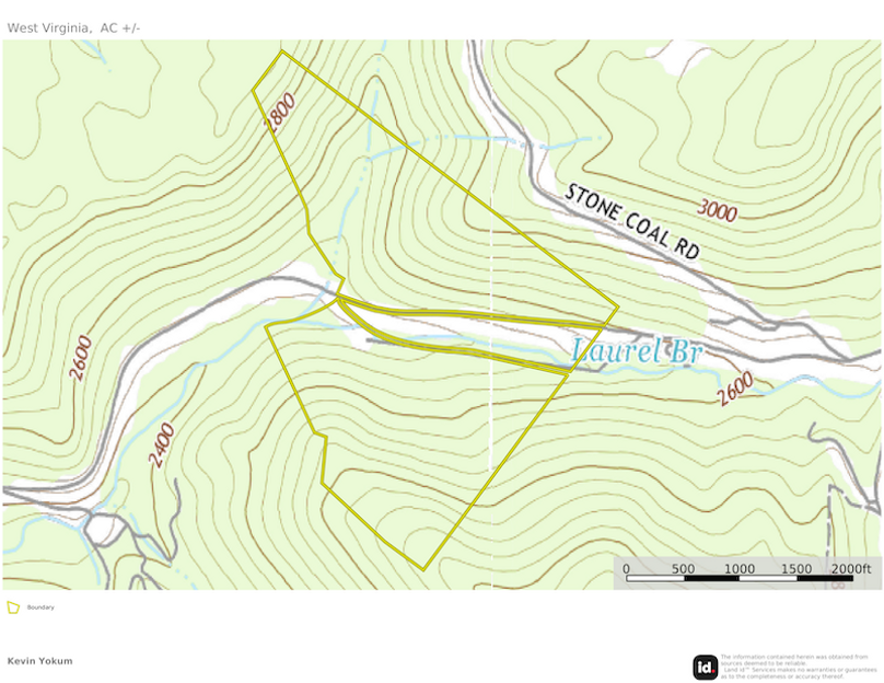 Rand Co WV 149.8 DeBuchananne map 2 topo