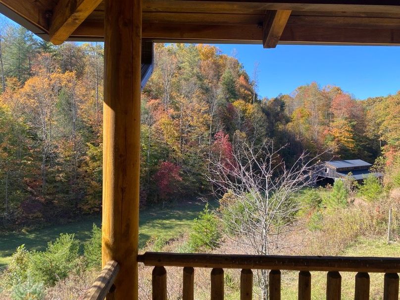 009 view off the west corner of the front porch up the valley