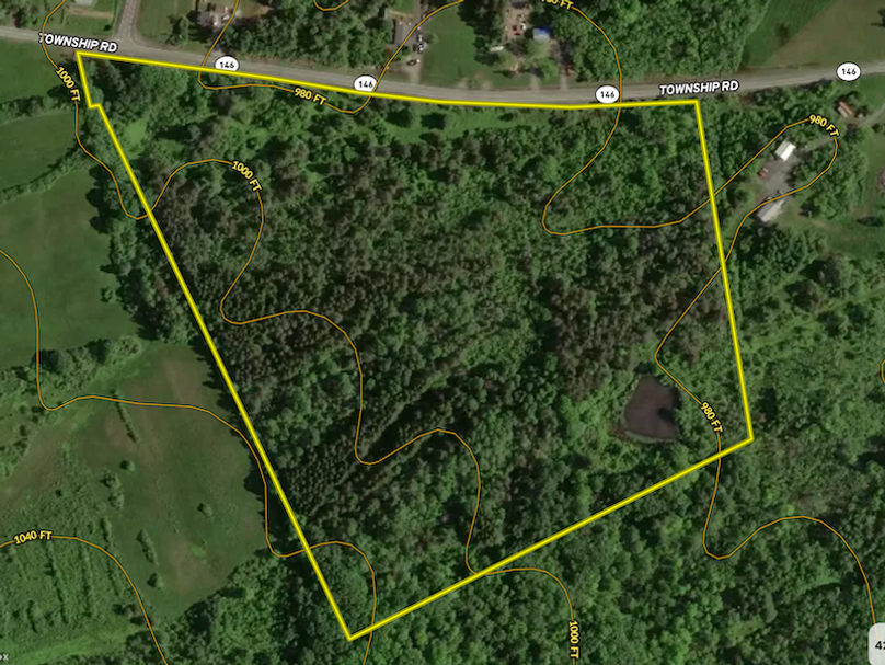 Albany Co 32.06 Uhl-Miller contour lines map
