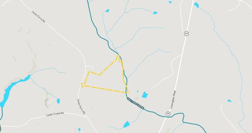 Elbert county 63 acres map1