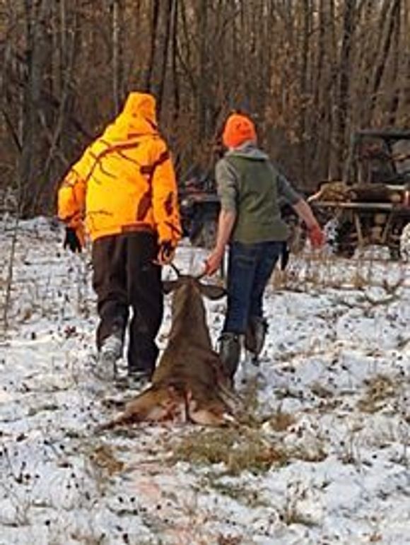 Cam and dad deer