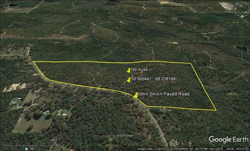 Aerial 4 approx. 100 acres mobile county, al