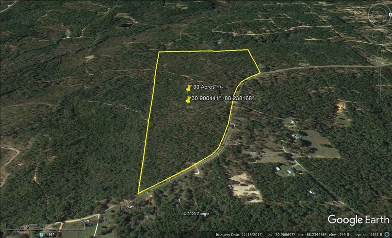 Aerial 5 approx. 100 acres mobile county, al